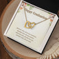 For Graduation | Congratulations - Interlocking Hearts necklace