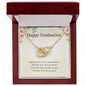 For Graduation | Congratulations - Interlocking Hearts necklace